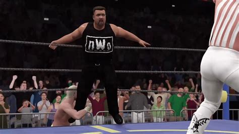 Wcw2k17 March Week 2 Wcw Saturday Night Match 3 Jeff Jarrett Vs Big Bubba Youtube