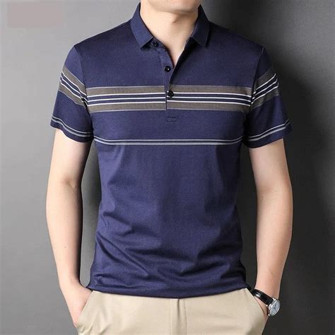 Mens Cotton Short Sleeve Casual Polo Shirt Allmartdeal Pants For Men