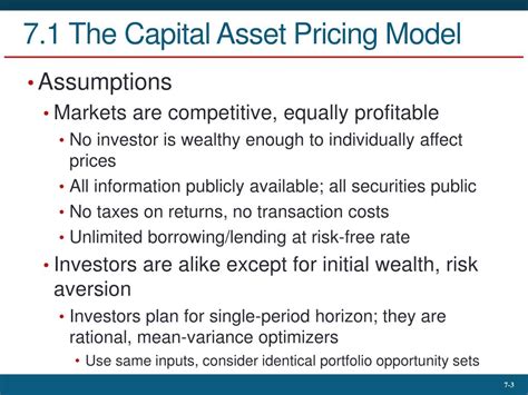 Ppt Capital Asset Pricing And Arbitrage Pricing Theory Powerpoint