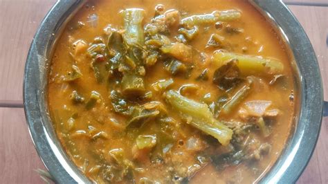 ಬಸಳ ಸಪಪನ ಸರ Vali Bhaji Ambat Malabar Spinach Curry Basale