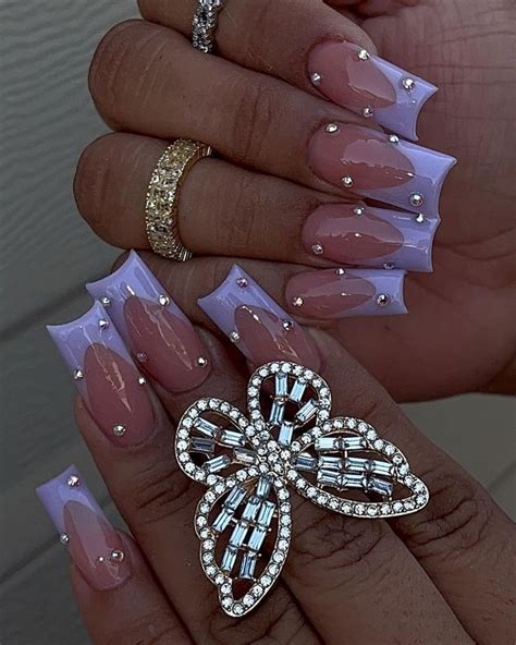 20 Coffin Purple Nail Inspirations For A Trendy Look Lilac Nails