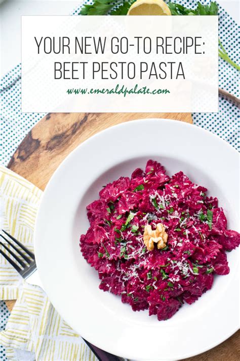 The Easiest Roasted Beet Pesto Recipe Ever The Emerald Palate