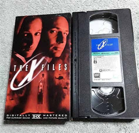 1998 The X Files VHS Video SCI FI Gillian Anderson David Etsy In 2021