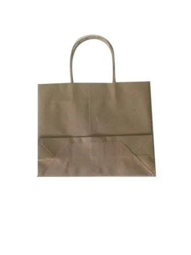 Plain Brown Paper Shopping Bag Capacity 2kg At Rs 4 10 Piece In Erode