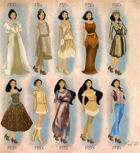 20th Century Fashion Best Of Disney Art By Basak Tinli Illustration