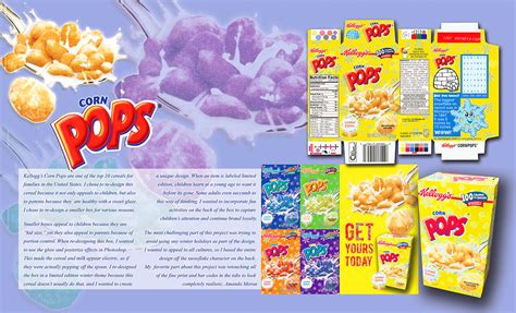 Corn Pops Cereal Box Design Behance