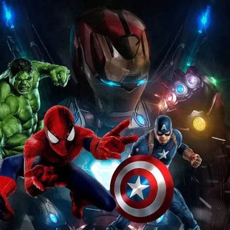 Papel De Parede Adesivo Vingadores Marvel Parcelamento Sem Juros