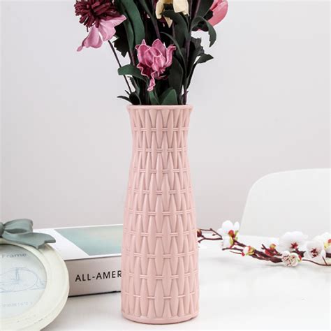 Farfi Flower Vase Unbreakable Centerpiece Lightweight Flower Arrangement Nordic Plastic Vase For