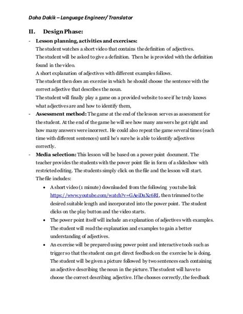 Addie Model Plan