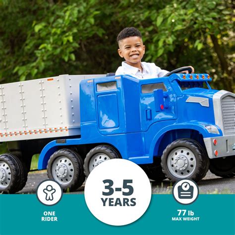 You Can Get A Battery Operated Power Wheels Semi-Truck That Actually ...