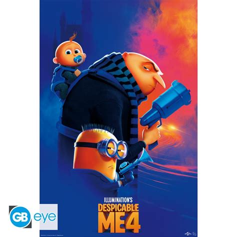 MINIONS - Poster Maxi 91.5x61 - Despicable Me 4 - Abysse Corp