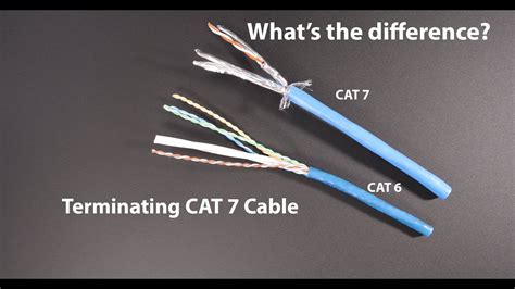 Cat 6 Vs Cat 7 What Is The Difference YouTube