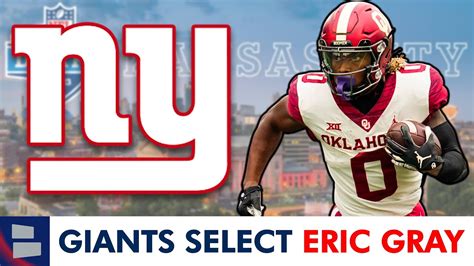 Eric Gray Selected By Giants With Pick No 172 In 5th Round Of 2023 Nfl