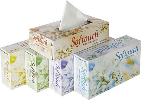 Buy Softouch Face Tissue Paper 100 Pulls 2 Ply Pack Of 5 Online And Get