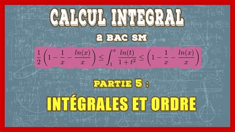 Calcul Int Gral Bac Sm Cours Et Exercices Corrig S Partie