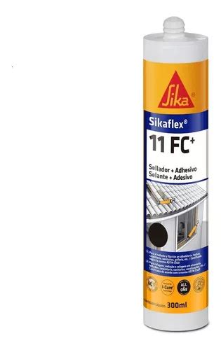 Sellador Sikaflex Fc Plus Poliuretano Sika X Ml Color Negro