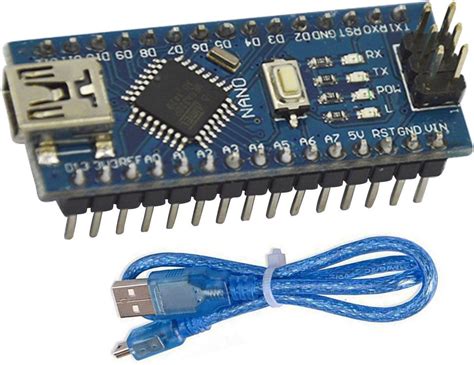 Mini Carte Microcontrôleur Nano V30 Atmega328p Avec Câble Usb Pour