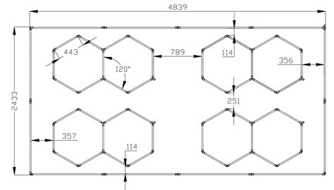 LED Hexagon Lighting For Car Detailing Garage Light