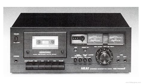 Akai Cs D Cassette Stereo Tape Deck Manual Hifi Engine