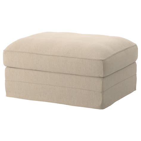 HÄRLANDA Ottoman with storage, Inseros white - IKEA