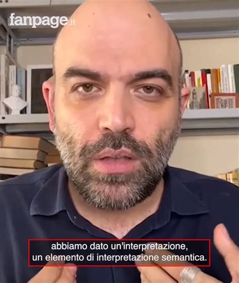 David Puente On Twitter Roberto Saviano Sostiene Di Non Aver