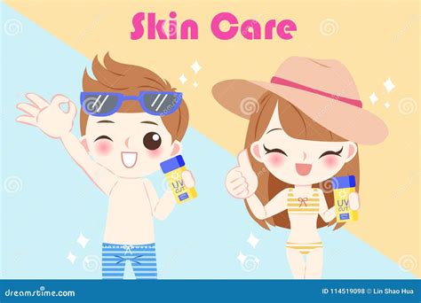 Cartoon Sun Protection