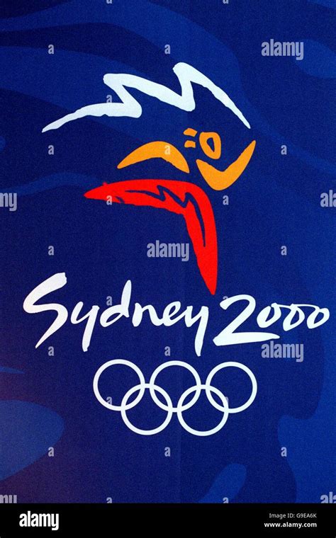 Rejet Du Logo Des Anneaux Olympiquesolympicsydney2000 Banque De