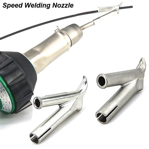 Speed Welding Nozzle Hot Air Gun Plastic Welder Tips Attachments For Heating Torch PP PE ABS