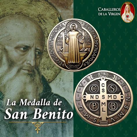 Hoy Celebramos La Fiesta De San Benito Medalla De San Benito Su