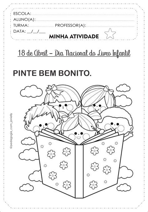 Atividade Para O Dia Nacional Do Livro - Atividade Para O Dia Nacional Do Livro - FDPLEARN