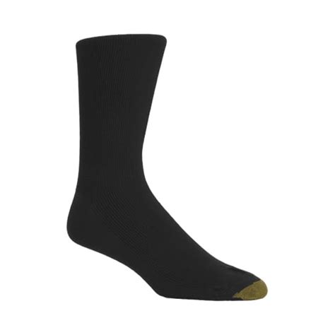 Gold Toe Adult Mens Dress Nylon Light Metropolitan Crew Sock 3 Pack