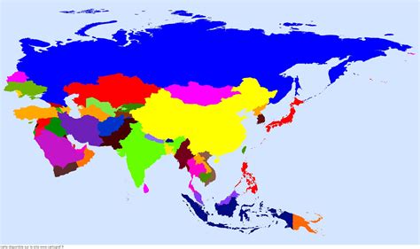 Carte Des Continents L Asie Page 4