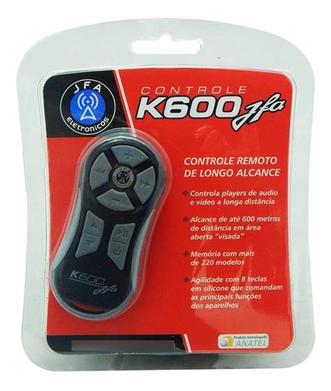 Controle Remoto Universal Longa Dist Ncia Jfa K Preto Teclado