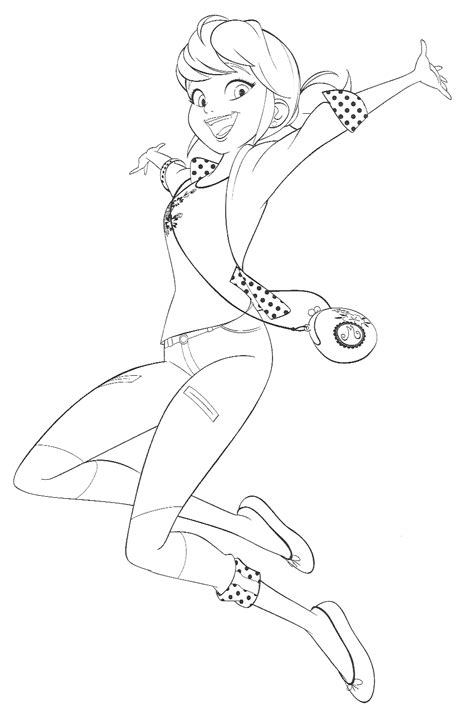 Miraculous Ladybug Coloring Pages With Marinette Youloveit