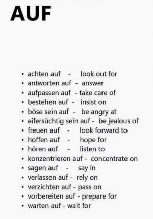 German Verbs with Prepositions - German Culture