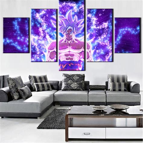 Piece Dragon Ball Super Goku Anime Canvas Wall Art Hd Print