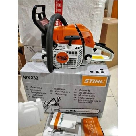 Jual Mesin Senso Chainsaw Sthil Ms 382 Fullset Siap Pakai Shopee