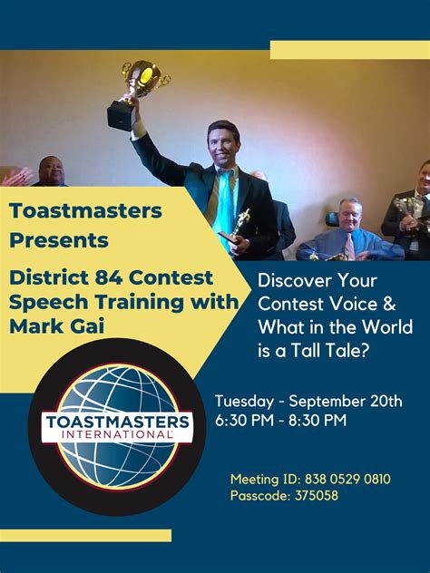 Get A Competitive Edge Toastmasters District