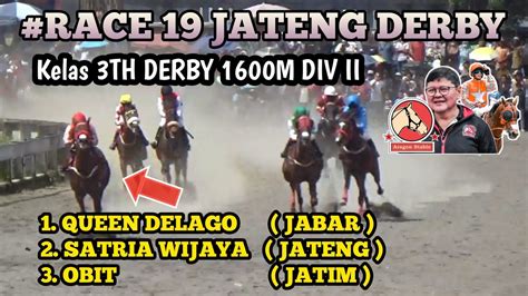 Kelas Th Derby M Div Ii Queen Delago Kuda Pacu Aragon Stable