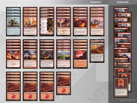 Pioneer Red Deck Wins Deck By Univerce Mtg Decks