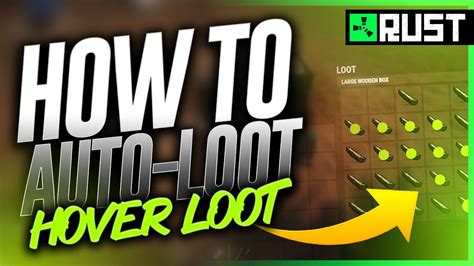 Rust How To Loot Fast Hover Loot Trick Youtube