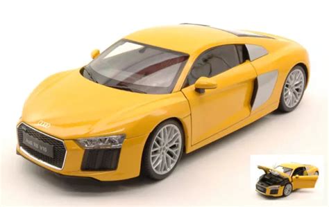 Miniature Voiture Auto 118 Welly Audi R8 V10 Diecast Modélisme Static