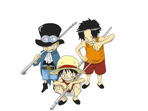 Ace Sabo Luffy by kurotsuchi-666 on DeviantArt