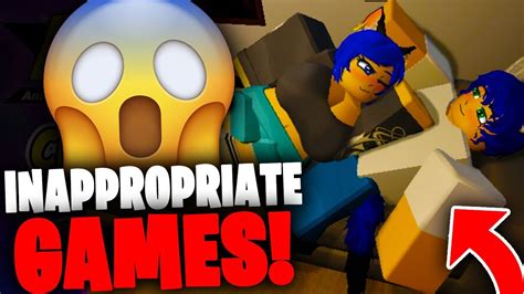 Inappropriate Roblox Games Youtube