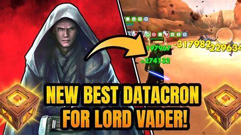 NEW BEST DATACRON FOR LORD VADER Destroy JMK With This New Set Galaxy