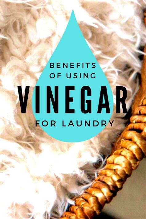 Benefits of Vinegar in Your Laundry | Vinegar fabric softener, Distilled white vinegar, Vinegar ...