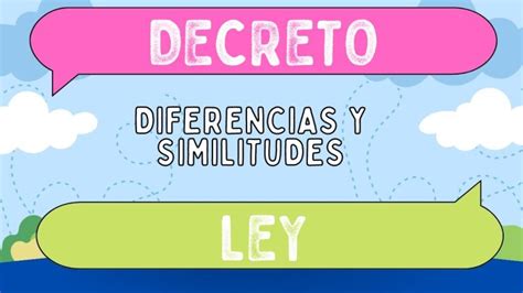 Diferencias Entre Decreto Y Ley