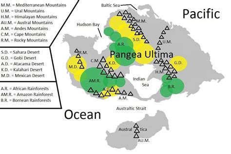 Map Of Pangea Ultima