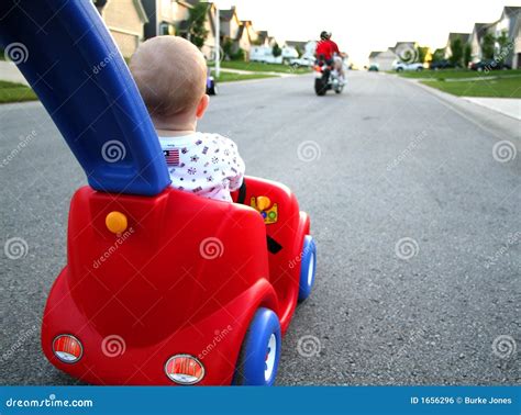 Baby driving car stock photo. Image of street, motorcyle - 1656296