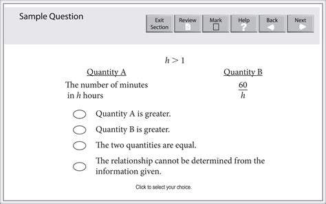 Quantitative Comparison Quantitative Reasoning Gre Premier